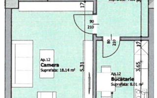 APARTAMENT 1 CAM PLATOU GALATA - 57,500 € - Poză 2