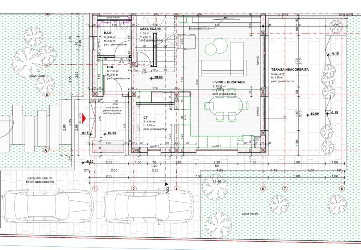 DUPLEX LA INTRARE IN MOSNITA NOUA - Schiță 21