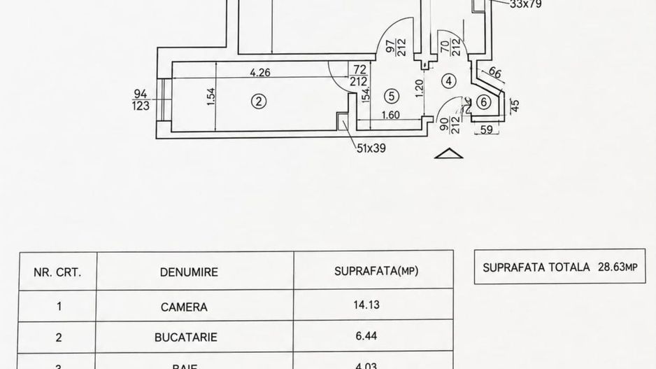 Garsoniera gata de mutare Bd. Timisoara, Romancierilor, Drumul Taberei - Schiță 8
