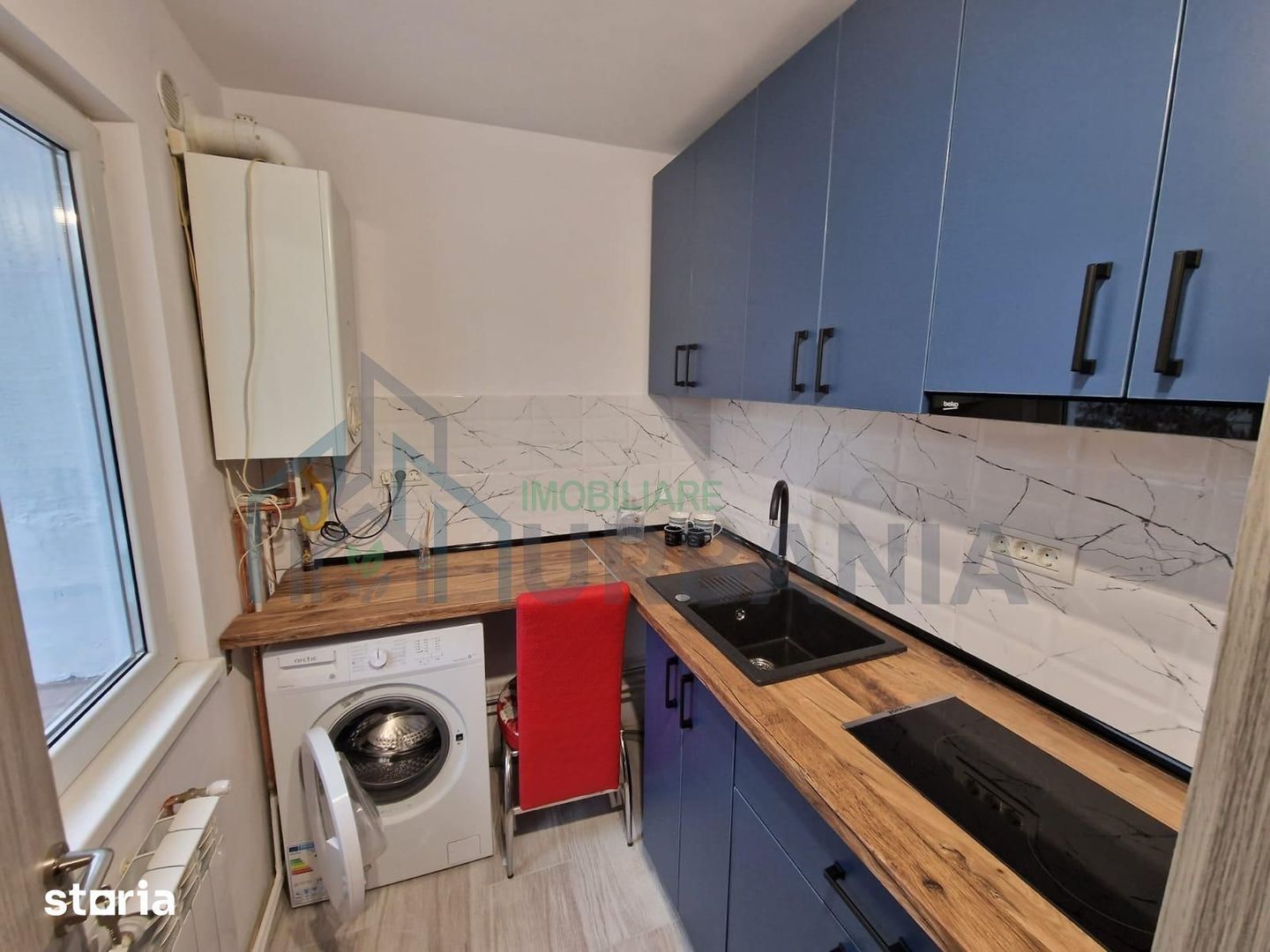 Apartament 2 camere de închiriat în Alexandru cel Bun, renovat integral și mobilat modern - Poză 3