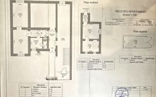Apartament 2 camere garaj pivnita 31mp  zona Andrei Saguna - Schiță 5