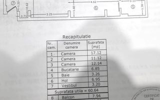 Apartament  3 camere** Bloc reabilitat  termic//Metrou Piata Iancului - Poză 23