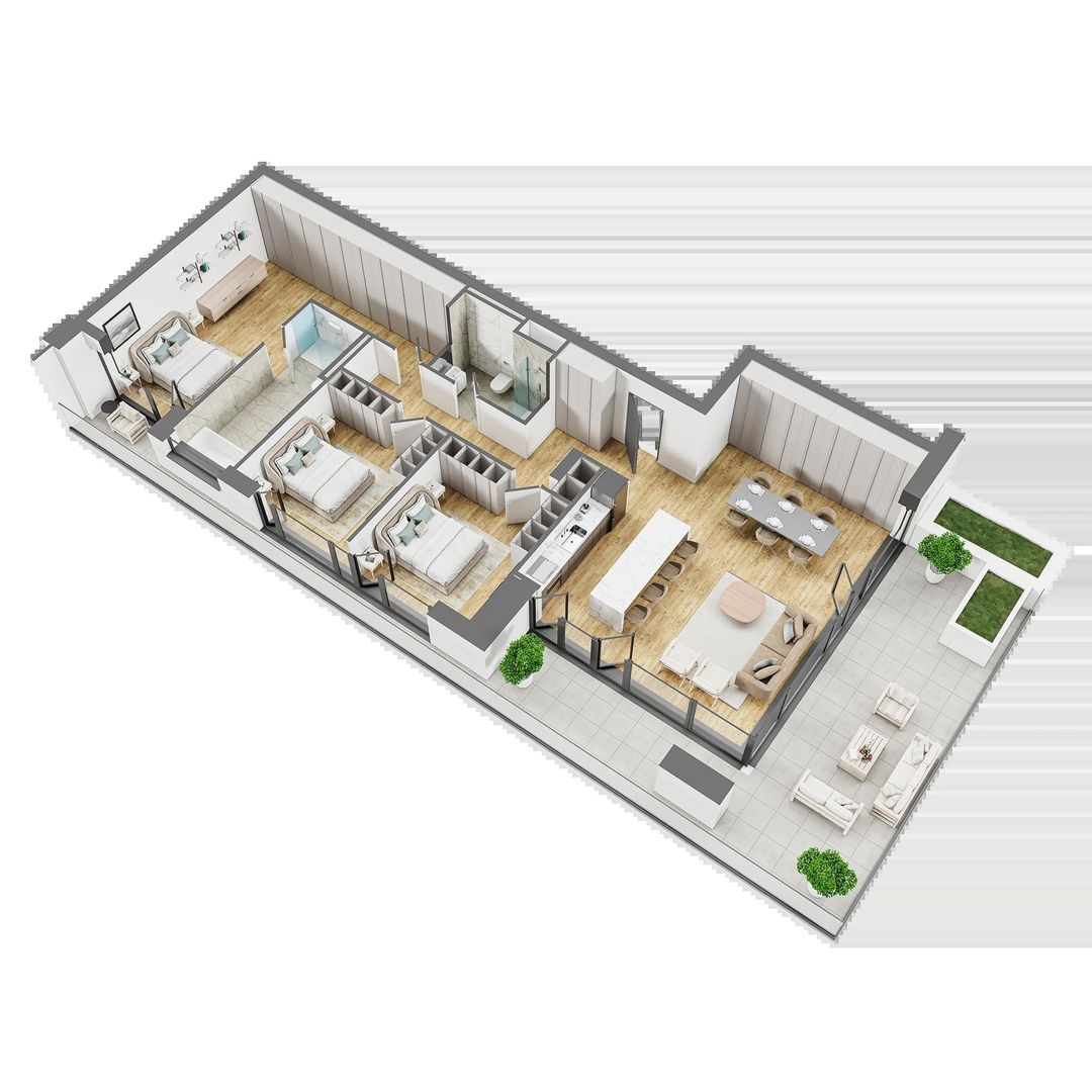 Apartamente 4 camere în Ansamblul Alpha Distrikt, Bartolomeu, Brașov - Poză 7