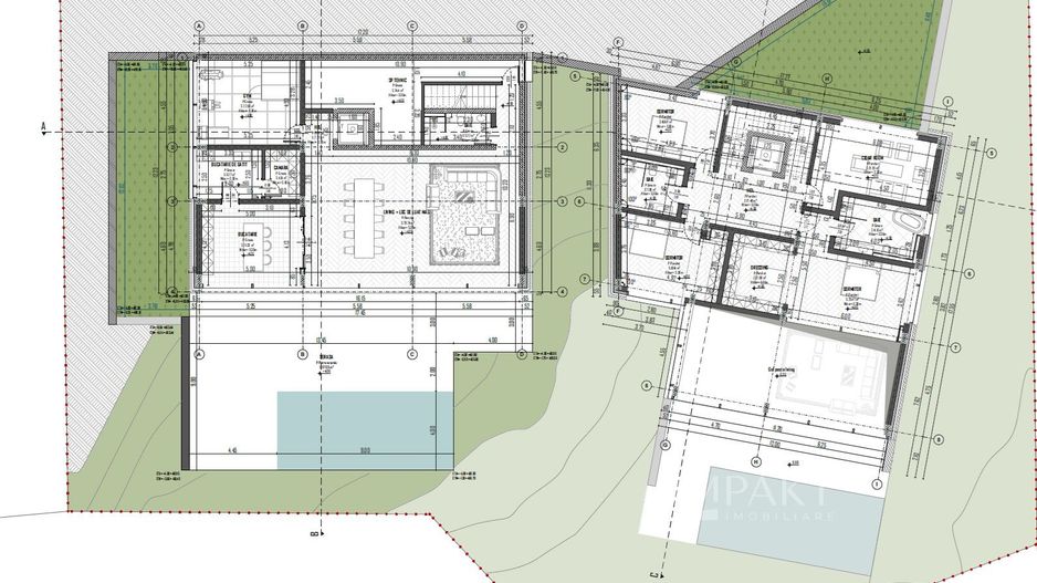 Teren 2000 m² cu AC pentru 2 vile individuale Buna Ziua~Proiect Unic - Schiță 8