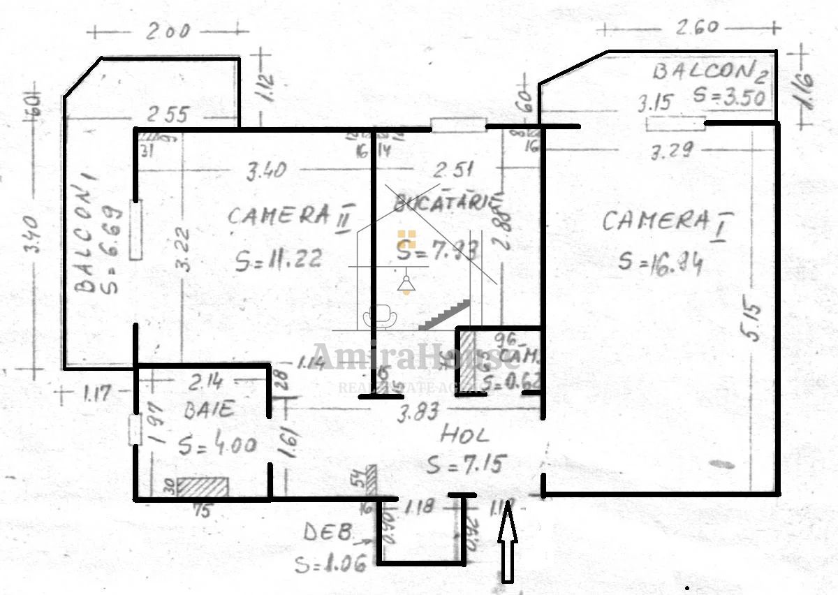 Apartament 2 camere decomandat, etaj 2, str Aurel Vlaicu - Poză 10