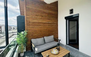 Penthouse de vanzare in Sibiu, pe 2 niveluri, mobilat si utilat modern - Poză 12