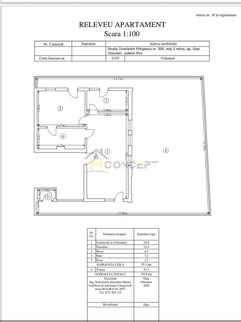 Pipera, apartament cu terasa, pret promotional, parcare - Poză 6