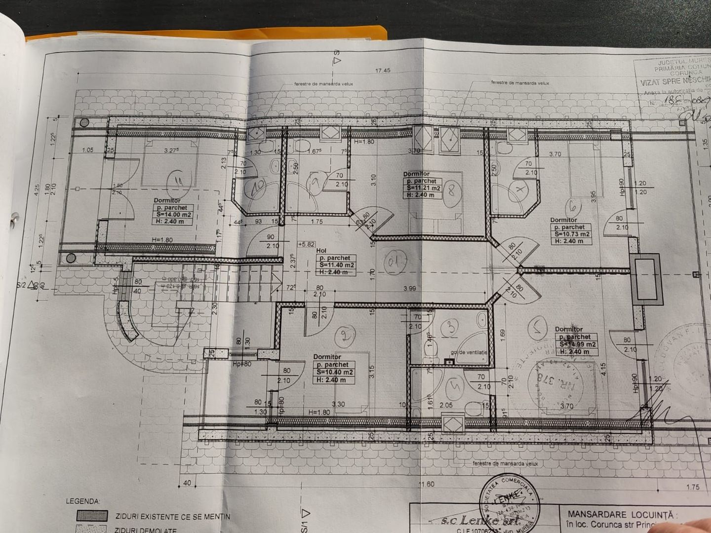 Pensiune P-E-M 9 camere,9 bai,1 bucatarie,teren 900 mp - Poză 14