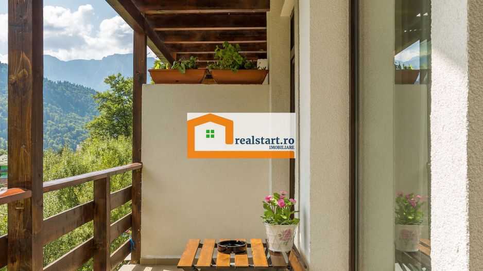 View munte,Studio Azuga, Ideal Investitie aparthotel, mobilat&utilat - Poză 21