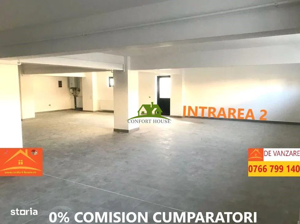Spatiu comercial nou amenajat 2 intrari/2bai/2centrale/PVC tripan - Poză 10