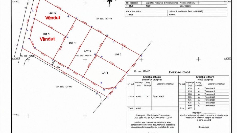 Teren Intravilan 635 MP Cu PUZ-Electroprecizia-Sacele- Cod 5239 - Poză 4