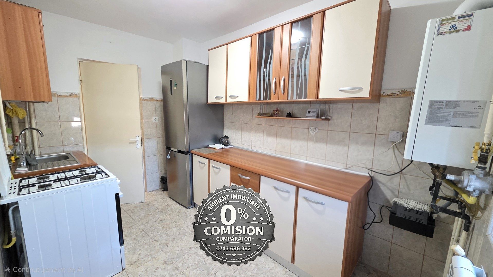 Apartament 2 camere, etaj 2, mobilat și utilat, VASLUI - zona Ana Ipătescu; - Poză 5