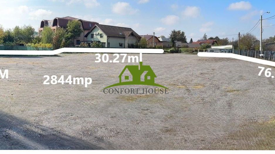 Otopeni intravilan 2.844 mp, colț stradal, deschidere dublă - C.U. - Poză 2