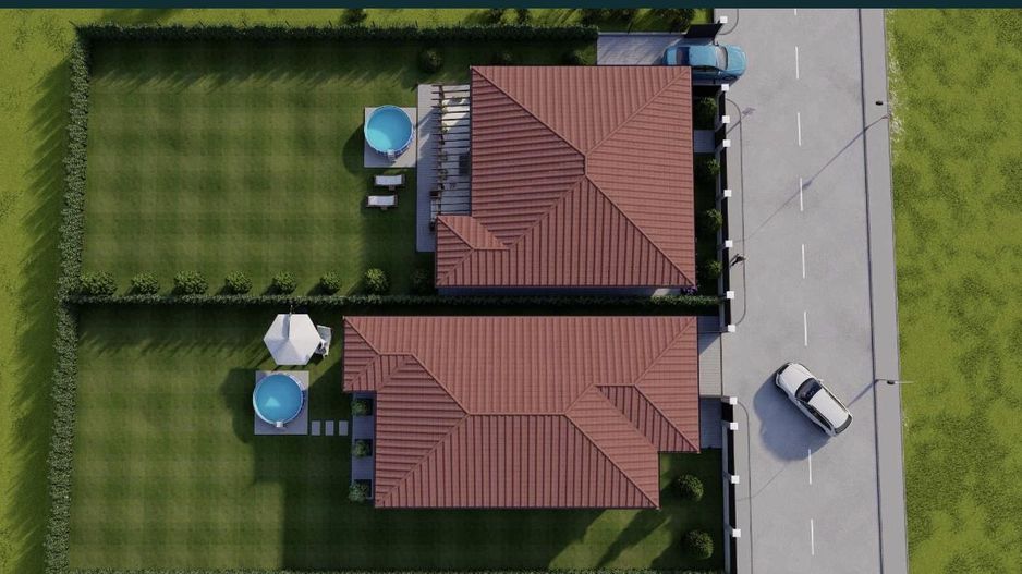 Casa, case semifinisate, la rosu, fundatie, complex rezodential Amati - Poză 6