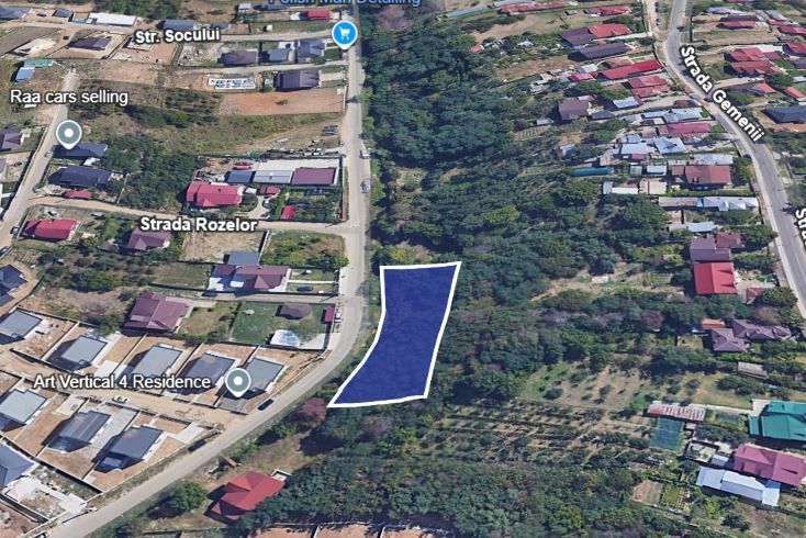 Teren intravilan  1299 MP  Geamana, Pitesti – zona excelenta, toate utilitatile - Poză 3