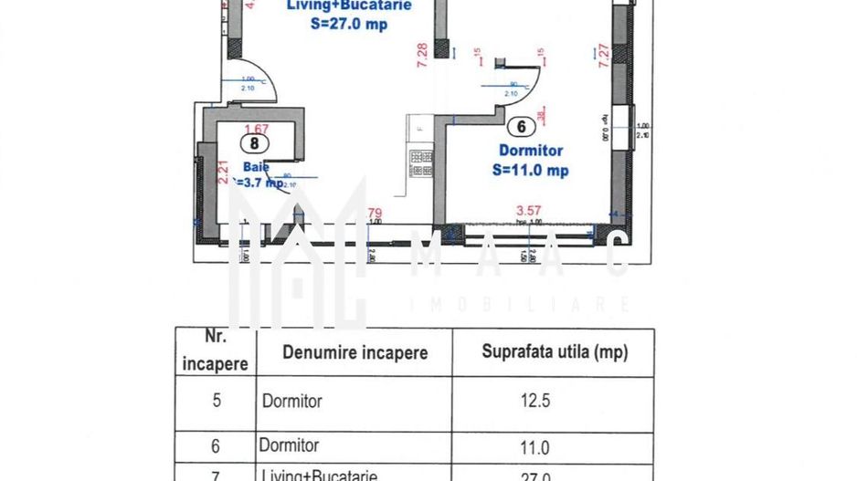 Apartament cu 3 camere | 54 MPU | Balcon | 2 locuri de parcare | Turnișor - Poză 3
