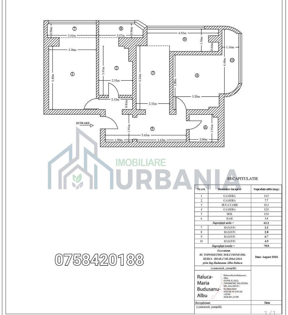 Apartament 3 camere cu compartimentare atipică, zona Păcurari, Iași - Poză 1