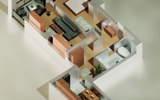 Tomis Nord/Carrefour -Perpetum Residence III-Apartament cu 2 camere,  bloc nou. - Poză 2