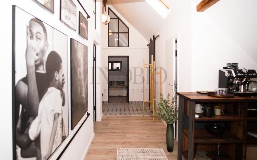 Loft in mansarda cu design deosebit 103mp | Dorobanti Capitale - Poză 1