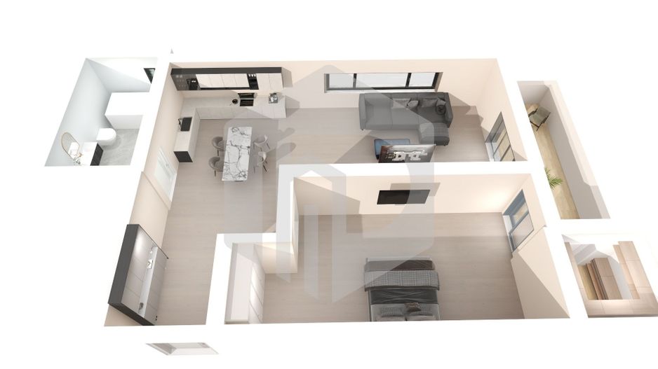 Apartament | 2 Camere | Lacul lui Binder | 43mpu | La cheie - Poză 6
