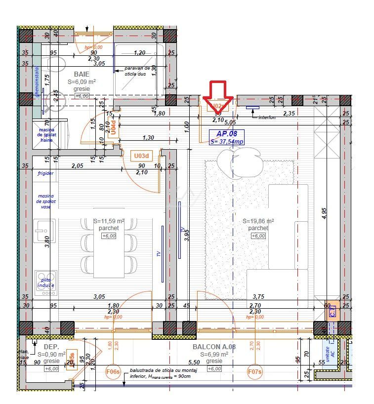 Bloc la asfalt. Loc de parcare. - Poză 8