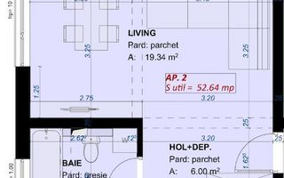 Etaj 1. Finisaje la alegere. Ultimul ap disponibil TVA 9% inclus - Schiță 8