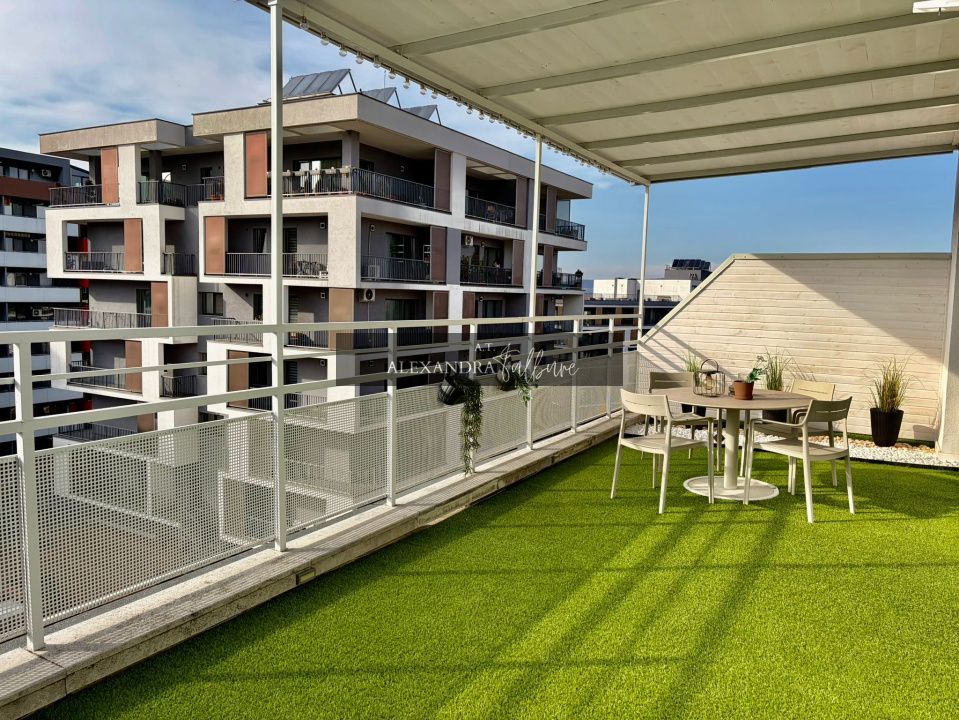 Penthouse pe 2 niveluri l 160 mp utili l terase 75 mp l parcare l B. Z - Poză 18