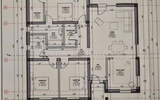 Casa superba pe un nivel, arhitectura deosebita- Teren 500mp - Poză 3