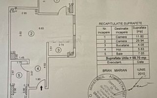 AP. 2 CAMERE BUCURESTII NOI, CENTRALA, BLOC NOU, MOBILAT, COMISION 0% - Schiță 8