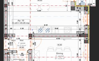 Etaj 1. Bloc nou. Loc de parcare inclus - Schiță 15
