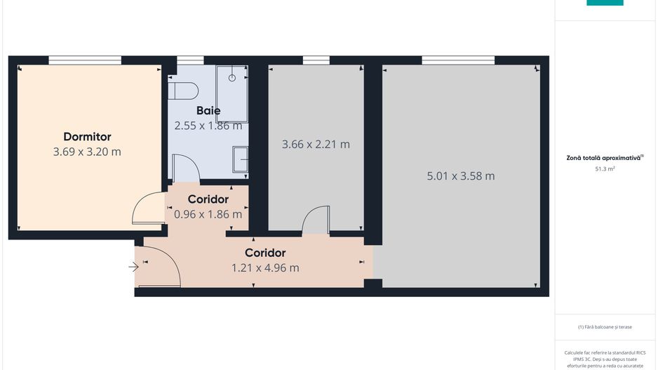 Apartament mobilat cu 2 camere în Giroc - Poză 9