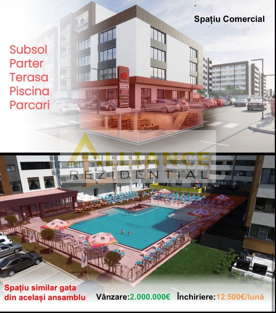 SPATIU COMERCIAL PREMIUM -Piscina | Investitie sigura | Metrou Berceni - Poză 1