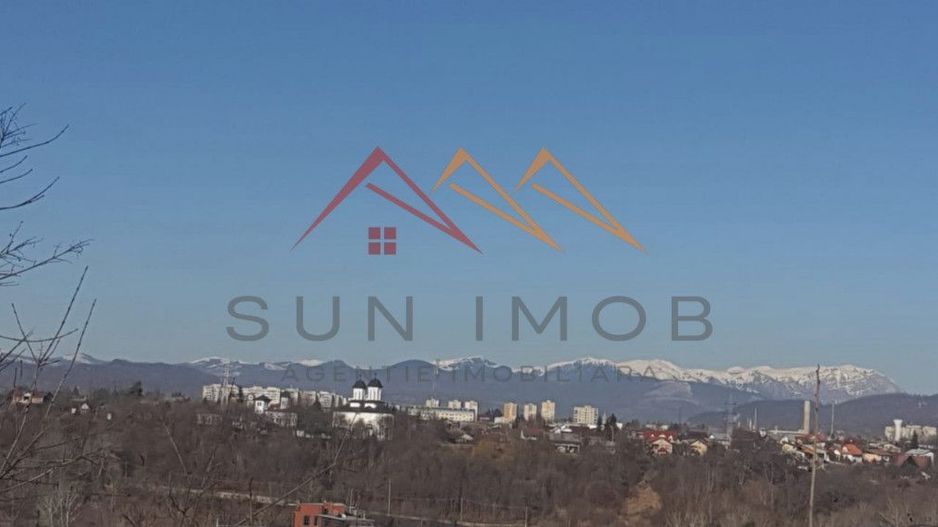 Teren intravilan 2077 m2, platou cu panorama, toate utilitatile, 23EUR - Poză 1