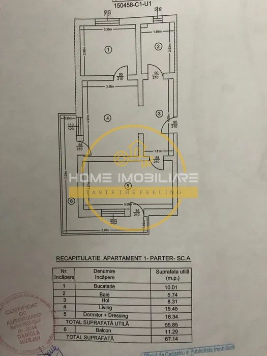 Apartament cu 2 camere / 67mp / zona Moara de Vant - Poză 8