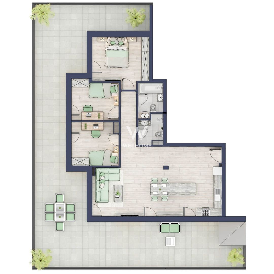 CHIRIE PENTHOUSE 4cam, Sibiu - Schiță 26