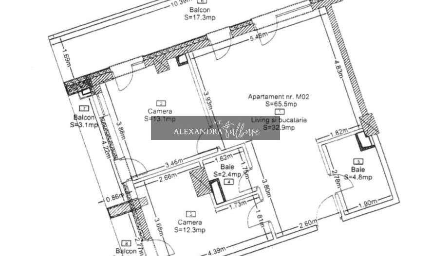 Apartament superfinisat | 3 camere | 2 băi | 3 balcoane | Wings - Poză 19