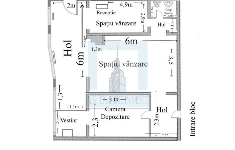 Spatiu comercial - zona Vlahuta - Poză 3