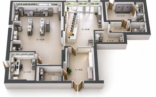 SPATIU COMERCIAL DE INCHIRIAT – FLOREASCA | 145 MP + TERASĂ - Poză 6