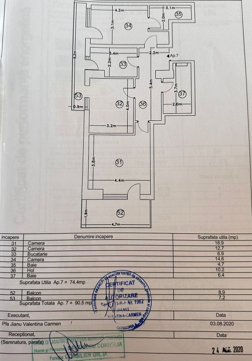 Apartament 3 camere Mamaia - zona Centrala | 90 mp | totul nou, prima utilizare - Poză 19