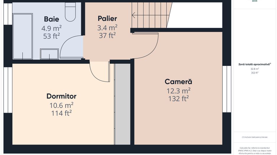 Casă tip Duplex cu 3 camere și garaj - Bucovăț - Timișoara - Poză 31