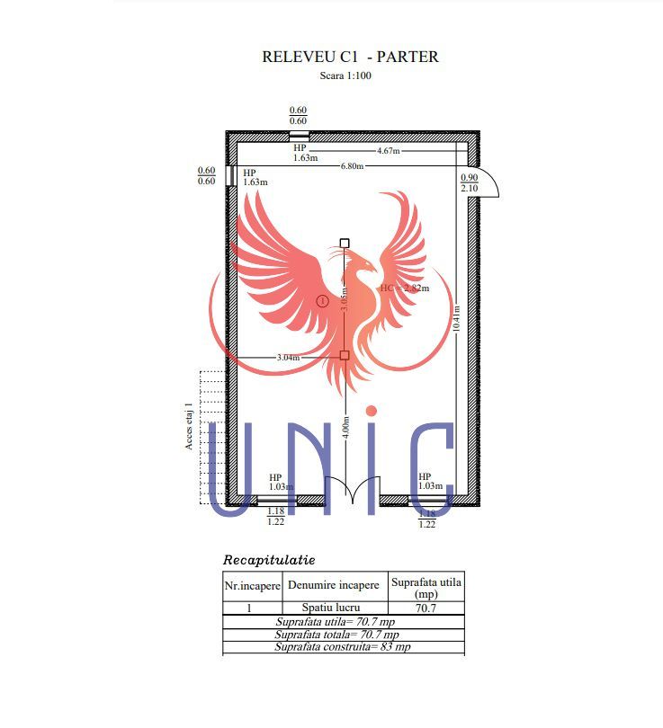 Spatiu Comercial - Zona Selgros, Craiova, strada principala - Schiță 5