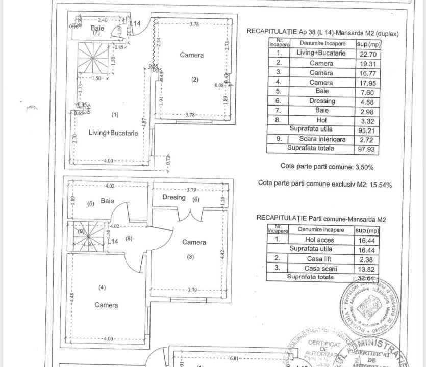 Apartament 3 camere duplex - Unirii,  Str. Principatele Unite - Poză 23