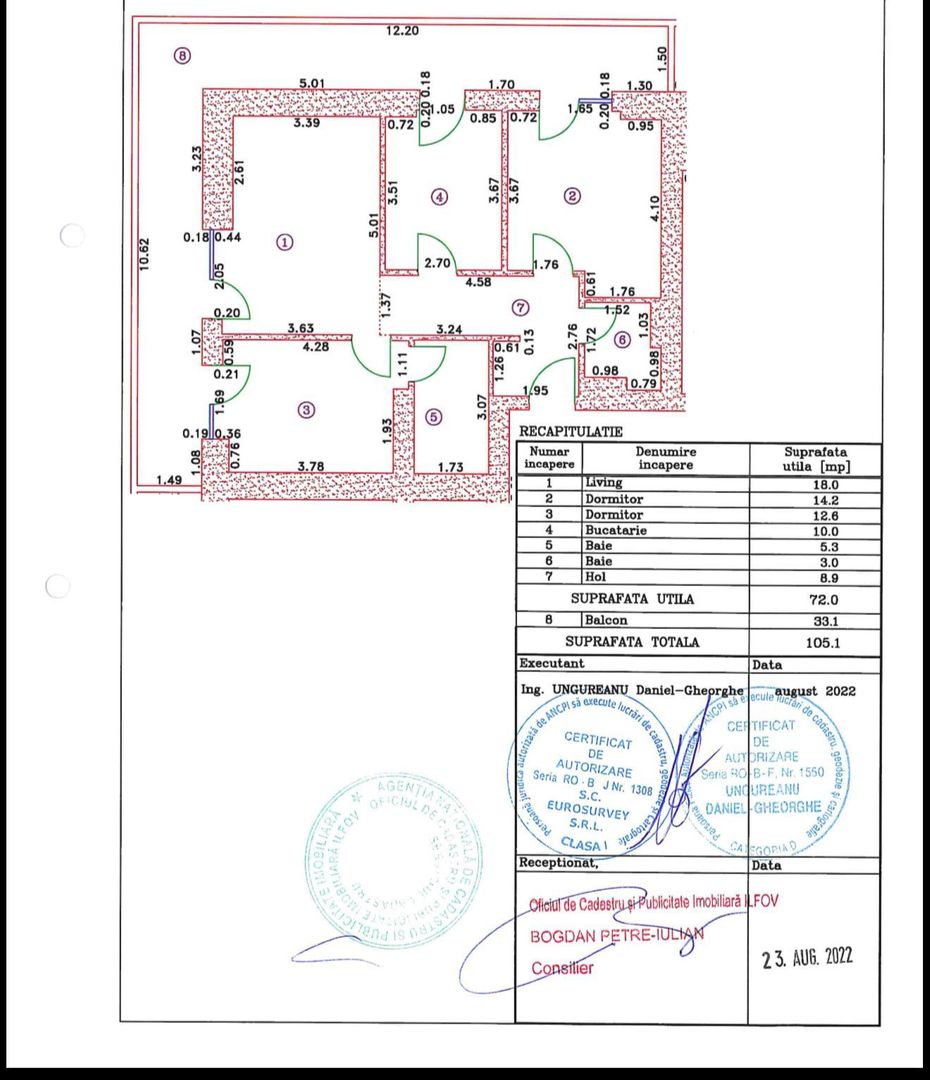 Apartament modern 3 Camere I Pipera I Cortina North - Poză 21