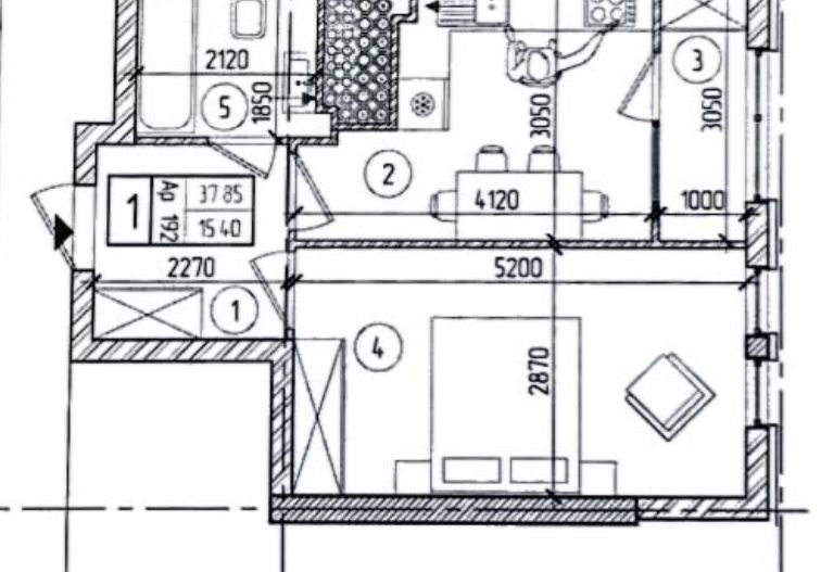 Vânzare, apartament, 1 cameră, strada Dimineții, Botanica - Poză 3