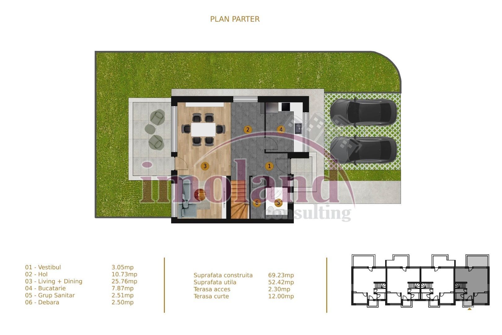 Vanzare - vila noua - 4 camere - Pipera - Schiță 7