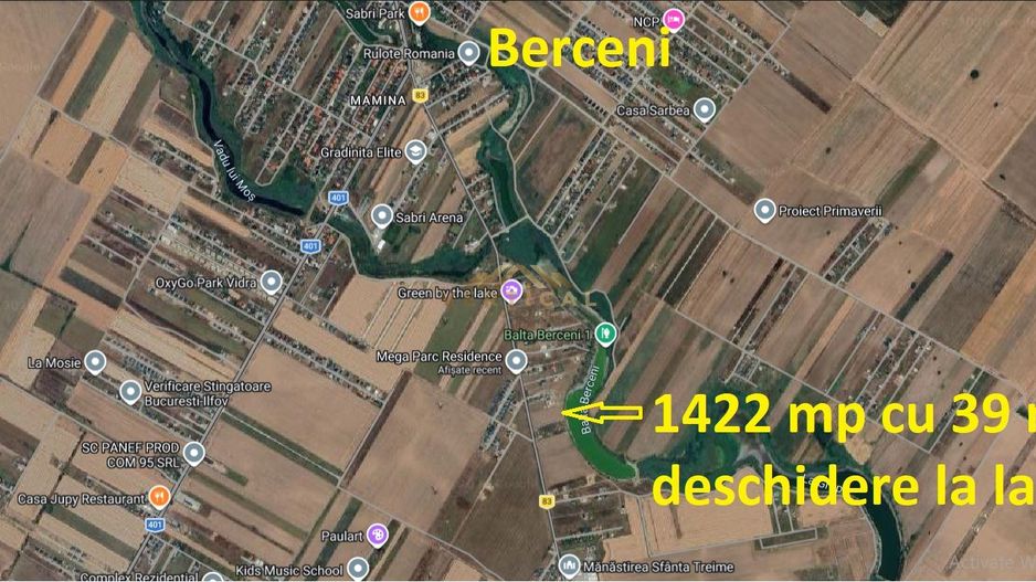Teren Premium 1422 mp, oportunitate, Berceni/ Vidra - Poză 2