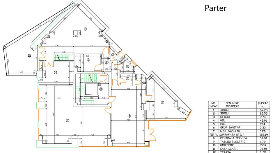 Cladire de birouri | Barbu Vacarescu | Parcul Verdi | - Schiță 7