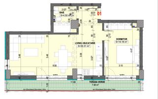 Faleza Nord - Vânzare apartament cu 2 camere la doar 50 m de plaja - Poză 2