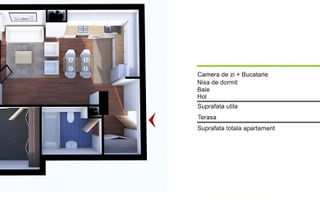 Apartament cu 2 camere langa Baza Sportiva - Poză 9