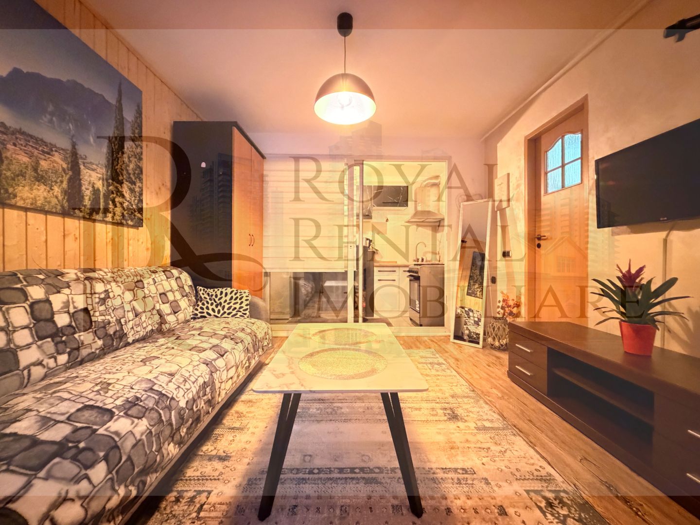 2 Camere Ultracentral | Zona Ferdinand | Modern | Curte comună - Schiță 1